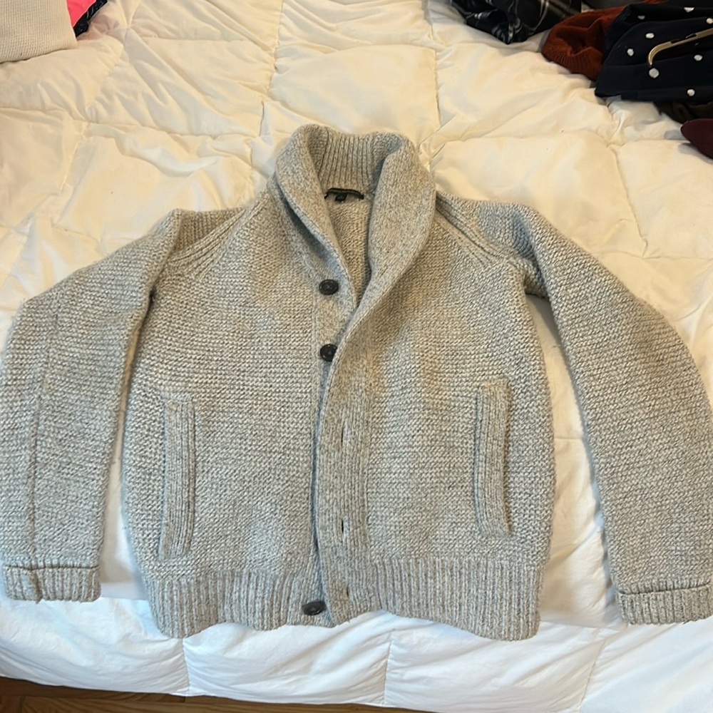 Button down sweater